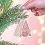 Personalised Couples Gingerbread House Decoration, thumbnail 1 of 2