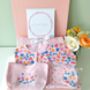 New Baby Girl Floral Outfit Gift Hamper, thumbnail 2 of 11