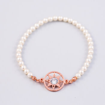 Charm Bracelet With Swarovski Glass Pearls, 2 of 12