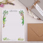 A5 Personalised Letter Writing Paper Jungle Monkeys, thumbnail 3 of 4