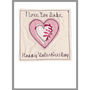 Personalised Love Heart Anniversary Or Valentines Card, thumbnail 9 of 12