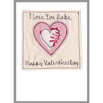 Personalised Love Heart Anniversary Or Valentines Card, 9 of 12