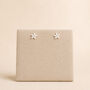 4mm Sterling Silver White Daisy Stud Earrings, thumbnail 3 of 8