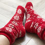 Nordic Personalised Slipper Socks, thumbnail 3 of 4