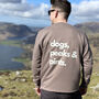 Dads Favourite Things Personalised Quote Sweatshirt, thumbnail 1 of 4