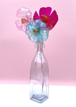 Mini Happy Bouquet Recycled Plastic Bottle Flowers, 7 of 9