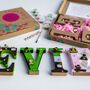 Personalised Paint Your Own Witch Wooden Name, thumbnail 2 of 7