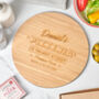 Personalised Pizza Board And Cutter Set, thumbnail 4 of 5