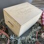 Personalised Family Luxury Pine Christmas Eve Box, thumbnail 2 of 12
