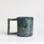 Handmade Japanese Ceramic Mug Blue Gray, thumbnail 1 of 9