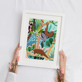 Jungle Pangolin Art Print, 2 of 6