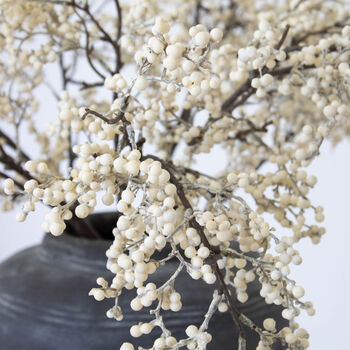 Faux Off White Berry Sprays, 3 of 3