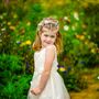 Blush Pink And Ivory Flower Girl Crown, thumbnail 6 of 8