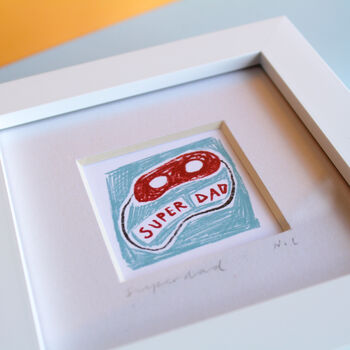 Super Dad Mini Art Print, 2 of 9