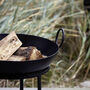 Cast Iron Fire Bowl On Stand, thumbnail 3 of 4