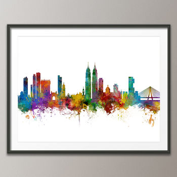 Mumbai India Skyline Cityscape Art Print, 4 of 8
