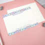 Personalised Moroccan Tiles Correspondence Cards, thumbnail 4 of 9