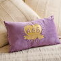 Personalised Couples Initial Heart Cushion, thumbnail 1 of 4