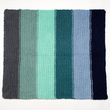 Ocean Breeze Blanket Knitting Kit, 2 of 6