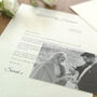 A Letter To My Husband On Our Wedding Day Personalised Keepsake, thumbnail 8 of 10