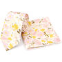 Mens Luxury Pastel Peach Floral Tie Gift Box Set, thumbnail 3 of 4