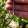 Solid 14ct Gold Sunflower Seed Necklace, thumbnail 6 of 6
