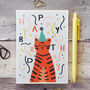 Birthday Tiger Kids Birthday Card, thumbnail 1 of 7