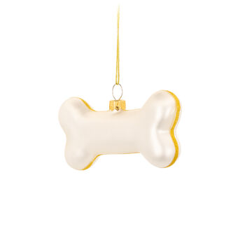 Personalised Dog Bone Shaped Bauble, 3 of 3