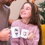 Personalised Family Portrait Christmas Mug, thumbnail 1 of 6