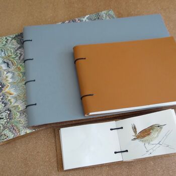 Leather Bound Artist's Sketch Books, 5 of 12