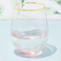 G Decor Set Of Four Lazaro Pink Ombre Tumbler Glasses, thumbnail 5 of 5