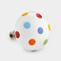 Large Colourful Ceramic Spotted Striped Cupboard Knobs, thumbnail 3 of 6