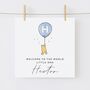 Welcome To The World Pooh New Baby Girl Card *Personalised, thumbnail 2 of 2