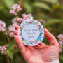 Personalised Name And Age Floral Birthday Ceramic Keepsake, thumbnail 1 of 2