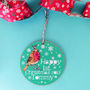 Personalised Baby's First Christmas Tree Decoration, thumbnail 1 of 3