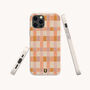 Pink Purple Checker Eco Phone Case, thumbnail 1 of 5