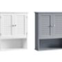 Wall Mounted Bathroom Cabinet With Double Doors, thumbnail 5 of 5