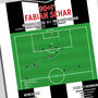 Fabian Schar Champions League 2023 Newcastle Print, thumbnail 2 of 2