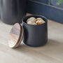 Kitchen Storage Jar With Walnut Lid, thumbnail 2 of 6