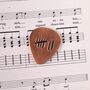 7th Anniversary Copper Guitar Pick Key Ring / Token, thumbnail 2 of 9