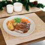 Christmas Table Place Mats Cream Filigree Four Pack, thumbnail 3 of 4
