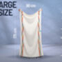Personalised Towel Shawl 2nd Anniversary Gift For Couple, thumbnail 9 of 10