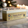 Personalised Diwali Triple Tealight Box Tealight Holder, thumbnail 4 of 6