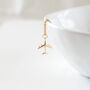 Gold Plated Plane Necklace, thumbnail 3 of 8
