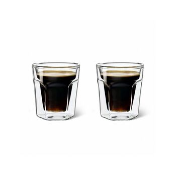 Double Walled Glass Traditional Style Coffee Cup Sets, 2 of 5