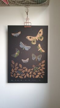 Moths Riso Art Print By Peski Studio, 2 of 4