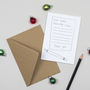 Pack Of Eight Christmas Cards, thumbnail 8 of 9