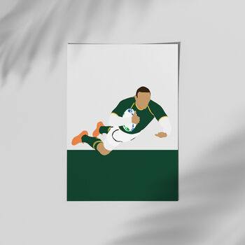 Bryan Habana South Africa Rugby Poster, 2 of 4