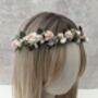 Blush Pink Flower Crown, thumbnail 3 of 4