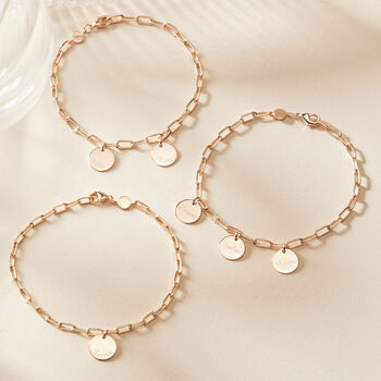 Personalised Dainty Love Links Bracelet, 4 of 6